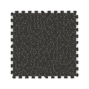0.79 inch Thick Rubber Top Exercise Mat 48 Sq Ft with Boarders view 4