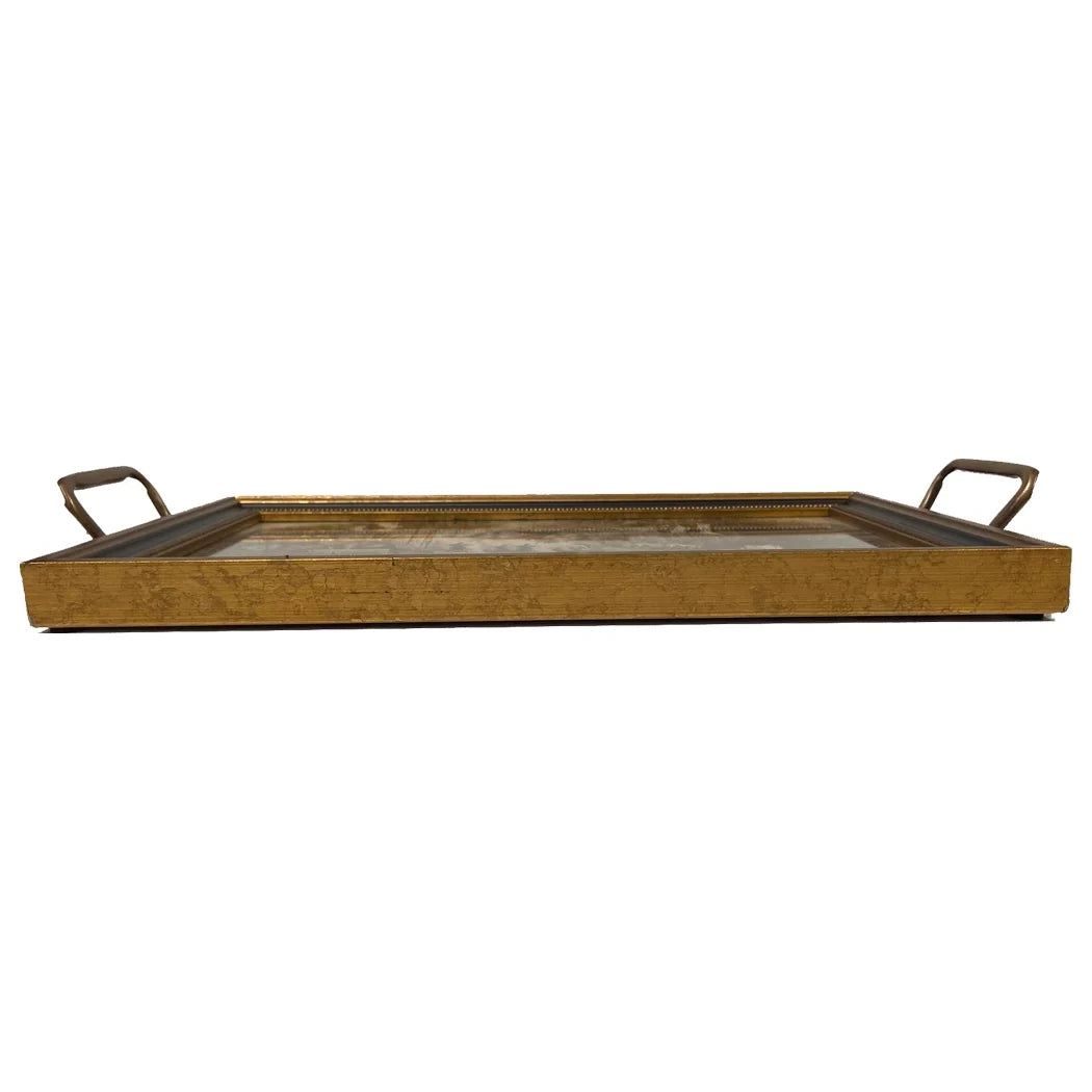 Twin Rabbits Decorative Tray