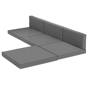 Patio Furniture Cushions Water-Repellent Outdoor Loveseat Cushion Removable Covers 23.6" x23.6", Cream – view 8