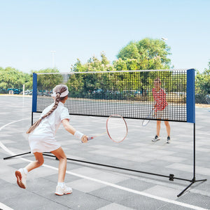 10/14 Feet Adjustable Badminton Net Stand with Portable Carry Bag-10 Feet view 2
