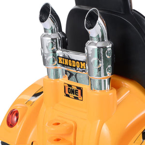 12 V Battery Powered Kids Ride on Dumper Truck-Yellow view 7