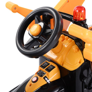 12 V Battery Powered Kids Ride on Dumper Truck-Yellow view 8