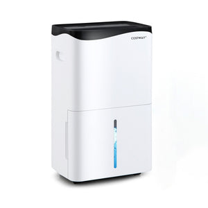 100-Pint Dehumidifier with Smart App and Alexa Control for Home and Basements-White