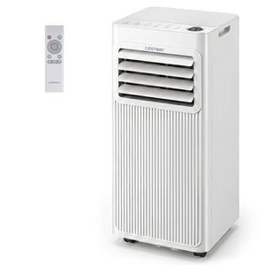10000 BTU Portable AC with Sleep Mode and Window Kit Cools 450 Sq.Ft-White view 2