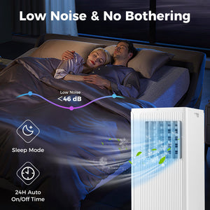 10000 BTU Portable Air Conditioner Cools up to 350 Sq wth 24H Timer view 7