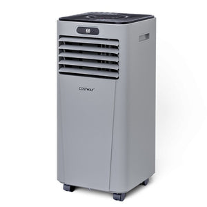 10000 BTU Portable Air Conditioner with Remote Control-Gray view 3
