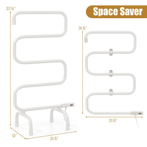 100W Electric Towel Warmer Drying Rack view 5