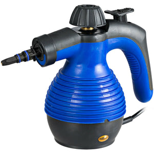 1050W Multi-Purpose Handheld Pressurized Steam Cleaner-Blue view 2
