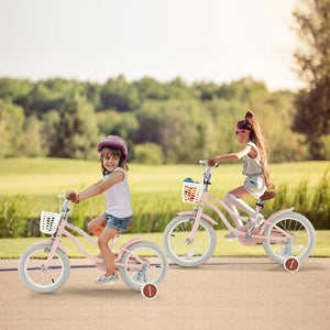 12 Inch Kids Bike with Training Wheels for Boys Girls Ages 3-8 Years-12 inches view 2