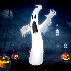 12 Feet Halloween Inflatable Ghost with LED Lights view 2