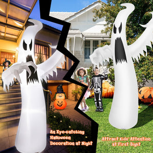 12 Feet Halloween Inflatable Ghost with LED Lights view 5