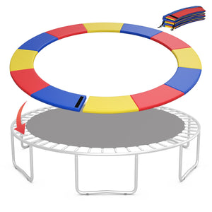 12 Feet Trampoline Pad Replacement Safety Pad with Fixing Straps (Multicolor) view 4