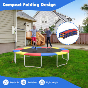 12 Feet Trampoline Pad Replacement Safety Pad with Fixing Straps (Multicolor) view 8