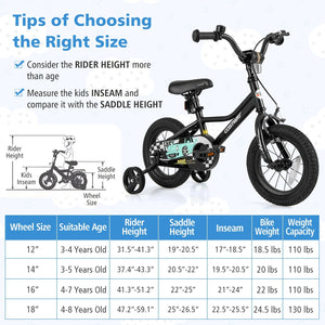 12 Inch Kids Bike Adjustable for 3-4 Years Old with Low-Step Frame view 4