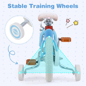 12 Inch Kids Bike with Adjustable Handlebar and Seat for 3-4 Year Old view 6