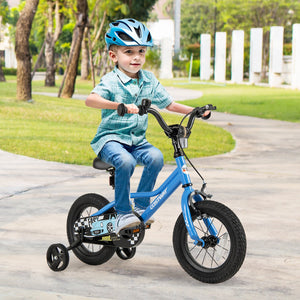 12 Inch Kids Bike with Removable Training Wheels for Aged 3-4 Years Old view 3
