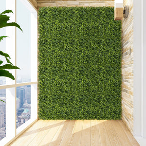 12 Pieces 20 Inch x 20 Inch Artificial Hedge Boxwood Panel view 2