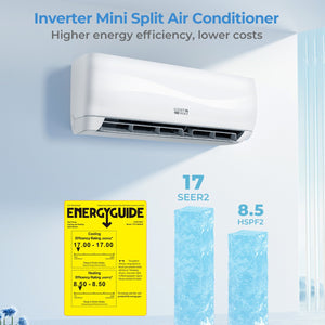 Blast Series 12000 BTU 17 SEER2 208-230V Mini Split Air Conditioner with Heat Pump view 5