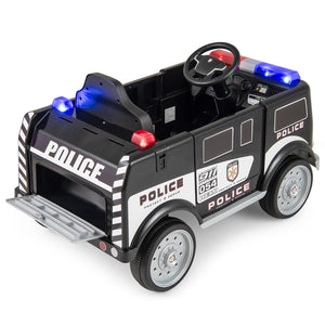 12V Battery Powered Electric Vehicle with 3 Speeds and Megaphone-Black view 6