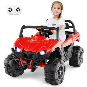12V Battery Powered Electric Vehicle with Remote Control and 3 Speeds-Red view 3