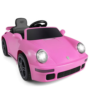 12V Electric Ride On Car Licensed RUF CTR with Remote Control and Music-Pink
