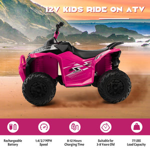 12V Kids Ride On ATV with High/Low Speed and Comfortable Seat view 6