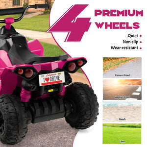 12V Kids Ride On ATV with High/Low Speed and Comfortable Seat view 8