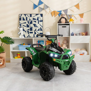 12V Kids Ride On ATV with High/Low Speed and Comfortable Seat-Army Green view 3