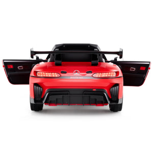 12V Kids Ride-On Car Mercedes-AMG GT3 Licensed with Adjustable Speed-Red view 7