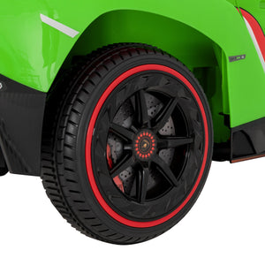 12V Licensed Lamborghini 4WD Kids Ride-on Sports Car with 2.4G Remote-Green view 9