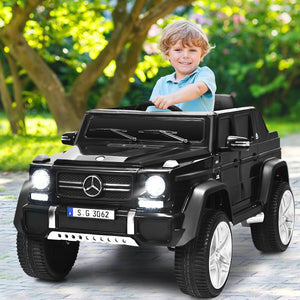 12V Licensed Mercedes-Benz Kids Ride On Car-Black view 3