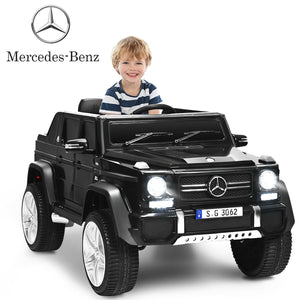 12V Licensed Mercedes-Benz Kids Ride On Car-Black view 4