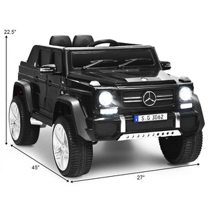 12V Licensed Mercedes-Benz Kids Ride On Car-Black view 5