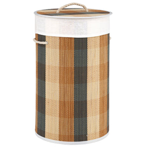 13.2 Gal Laundry Hamper with Removable and Machine-Washable Liner-Multicolor