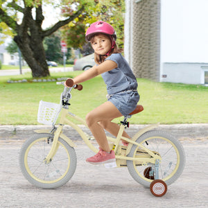 14/16/18 Inch Kids Bike Adjustable with Training Wheels Ages 3-8 Years Olds-16 inches view 2