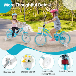 14/16/18 Inch Kids Bike with Dual Brakes and Adjustable Seat-16 inches view 9