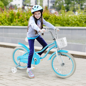 14/16/18 Inch Kids Bike with Dual Brakes and Adjustable Seat-18 inches view 2