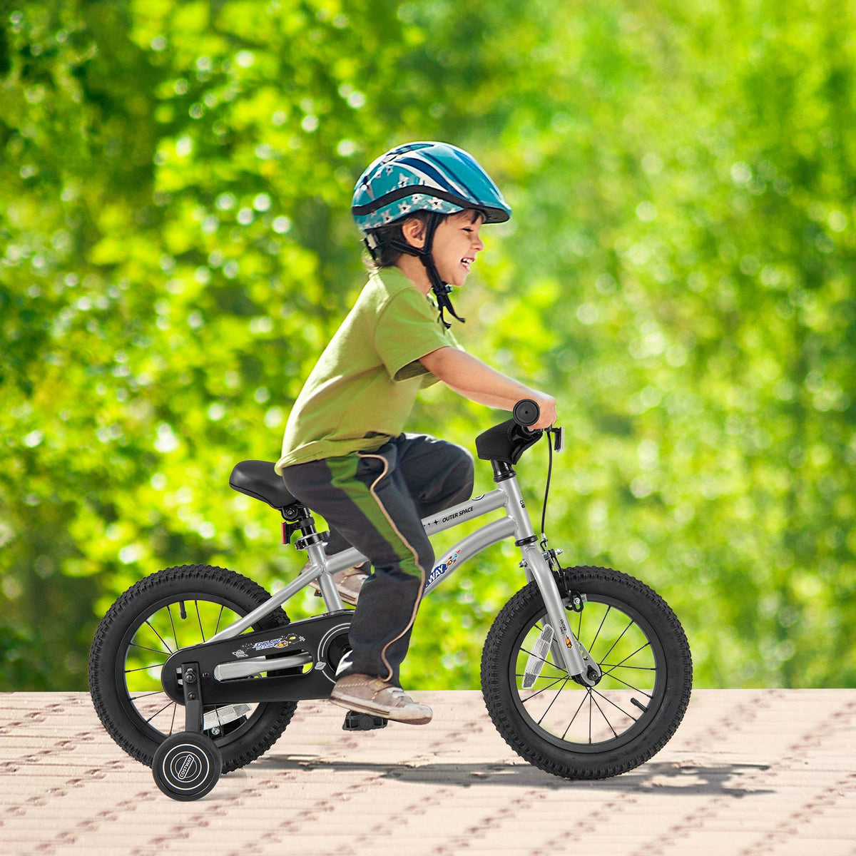 14-Inch Kids Bike Bicycle for Boys Girls 3-5 with High Carbon Steel Frame view 2