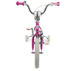 14 Inch Kids Bike for Aged 3-8 Years Old with Adjustable Handlebar Pink- Starlight Wave view 4