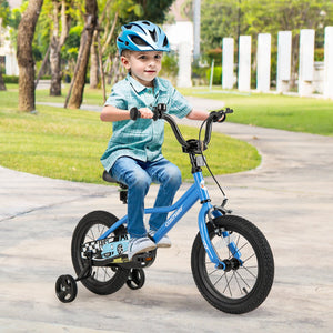 14 Inch Kids Bike with Removable Training Wheels for Aged 3-5 Years Old view 3