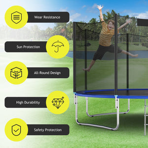 15/16 Feet Trampoline Replacement Safety Net-16 ft view 7