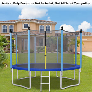 15/16 Feet Trampoline Replacement Safety Net with Adjustable Straps-16 ft view 3