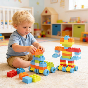 150 Pcs Toddler Building Blocks Toy STEM Montessori Early Learning Toys for 3+ year old view 3