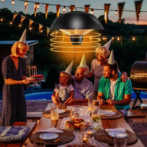 1500W Electric Patio Heater with IPX4 Waterproof view 3