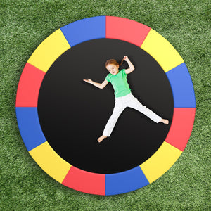 16 Feet Trampoline Pad Replacement Safety Pad with Fixing Straps (Multicolor) view 2