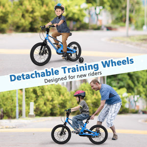 16 Inch Kids Bike Adjustable with Shock Absorber and Bell for Aged 4 to 7-16 inches view 4