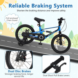 16 Inch Kids Bike Adjustable with Shock Absorber and Bell for Aged 4 to 7-16 inches view 5