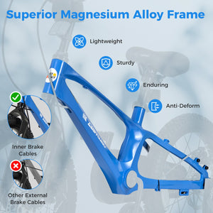 16 Inch Kids Bike Magnesium Alloy Training Bicycle Adjustable for 4 to 7 Years Old-16 inches view 8