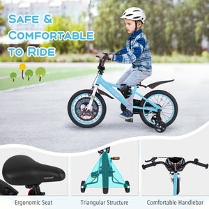 16 Inch Kids Bike with Adjustable Handlebar and Saddle for 4-8 Years Old-16 inches view 9