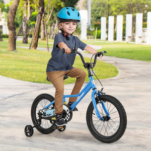 16 Inch Kids Bike with Removable Training Wheels for Aged 4-7 Years Old view 2